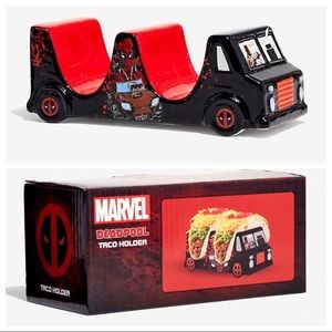 Marvel Ceramic Deadpool Sculpted Van Taco Holder!!